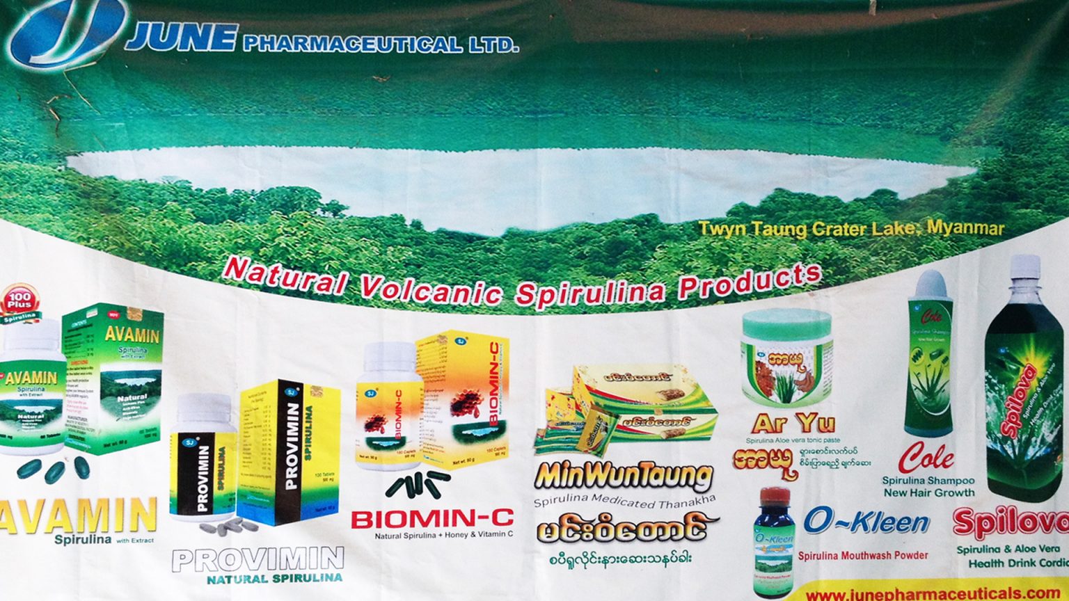Myanmar Spirulina Spirulina Source