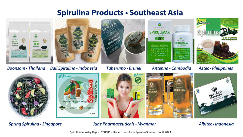 Southeast Asia • Spirulina Producers Report Spirulina Source